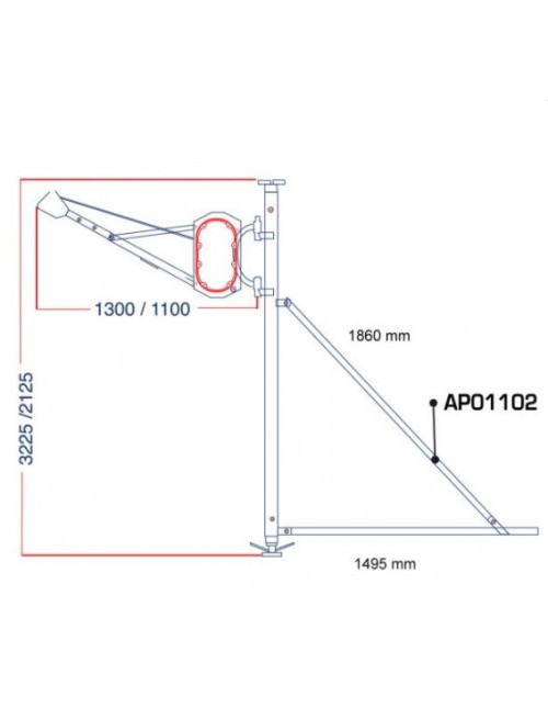 ARM  Escalera interna para andamio - ARM Maquinaria Ligera