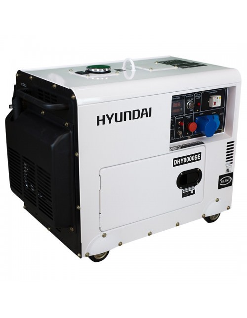 Generador eléctrico Hyundai DHY6000SE...